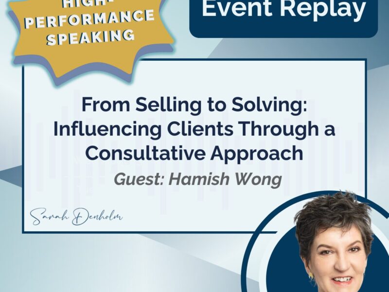 From Selling to Solving – The Consultative Approach to Building Client Trust